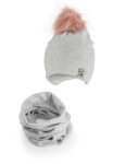 Iltom Set Cap&Snood Snowflake K020 Grey