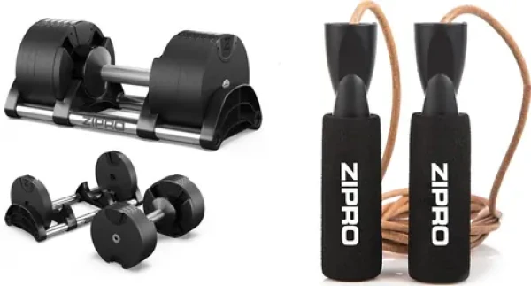 Zipro nastavitelná činka až 24 kg + švihadlo (8426464)