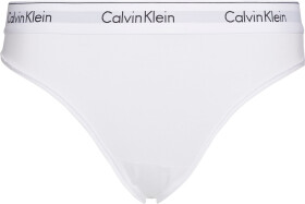 Dámská tanga Plus Size Thong Modern Cotton 000QF5117E100 bílá Calvin Klein