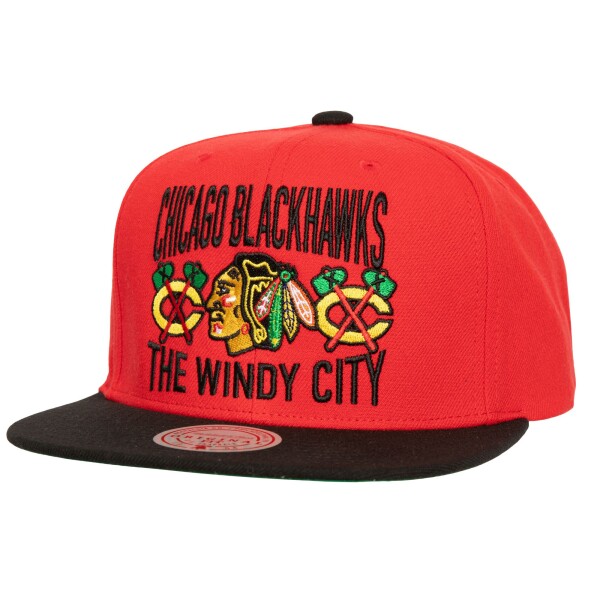 Mitchell & Ness Pánská kšiltovka Chicago Blackhawks NHL City Love Snapback