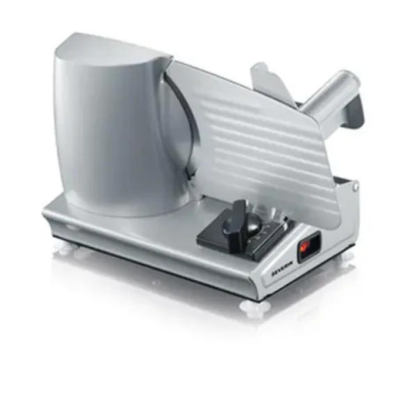 Severin AS 3915 stříbrná / Elektrický kráječ chleba / 180W / maximální šířka krájení 15 mm (AS 3915)