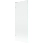 MEXEN/S - Lunar L vanová zástěna FIX 70 x 150, transparent, bílá 897L-070-000-20-00