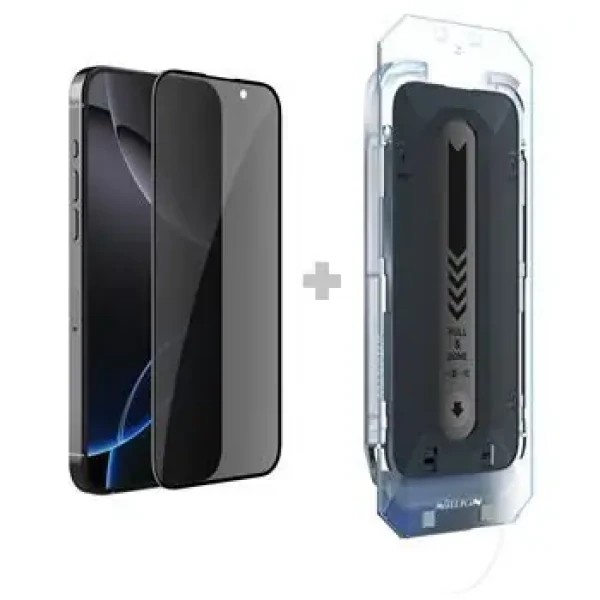 Nillkin Tvrzené Sklo 0.25mm Guardian 2.5D pro Apple iPhone 16 Pro Black (s aplikátorem) (57983122945)