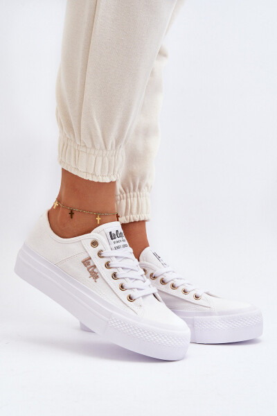 Bílé Dámské Tenisky na Platformě Lee Cooper LCW-24-31-2725 36