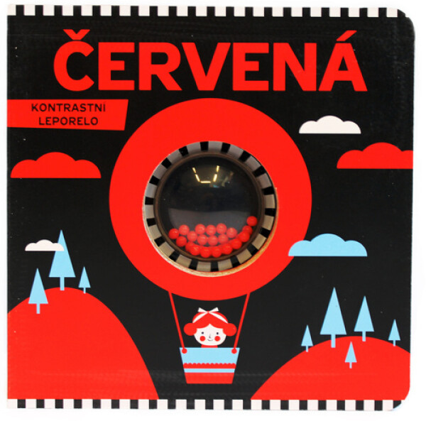 Červená - Kontrastné leporelo