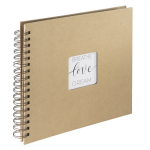 Hama CRAFT 28x24 cm kraftový papír Album klasické spirálové 40 stran