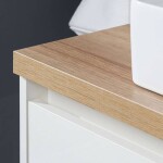 Mereo Mailo, Opto, koupelnová deska na skříňku 61 cm, dub Riviera CN920D