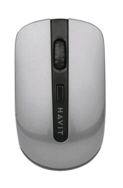 Havit HV-MS989GT černo-stříbrná / Bezdrátová optická myš / 800 - 1600 DPI / 4 tlačítka / 2.4GHz (HV-MS989GT)