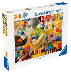 Puzzle Umělecký ateliér 500 dílků
