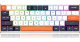 Redragon K683WBO-RGB-M FIDD bílo-černá / Herní klávesnice / mechanická / Redragon Magnetic / RGB / USB (K683WBO-RGB-M)