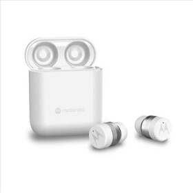 Motorola Moto Buds 120 bílá / Bezdrátová sluchátka / mikrofon / Bluetooth 5.0 / IPX5 (MO 505537471093)