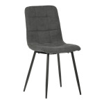 Jídelní židle, šedá, látka, CT-281 GREY2