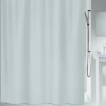 Spirella MAYA světle šedá / Sprchový závěs / 120 x 200 cm / polyester