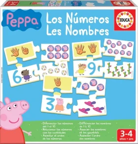 EDUCA Puzzle Prasátko Peppa: Počítání