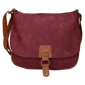 Trendy dámská koženková crossbody kabelka Ulipa, červená