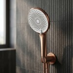 REA - Sprchová hlavice JS-020 BRUSH COPPER REA-08036