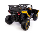 Mamido Elektrické autíčko Buggy Racing Speed 22 žluté | 4x4 | 12V10Ah | 180W | EVA | LED | 2,4Ghz | ECO kůže