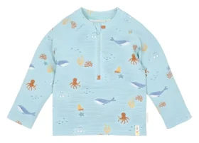 Little Dutch Ocean Friends 98/104 / Plavecké triko / dlouhý rukáv / UPF 40+ (CL26030308LD)