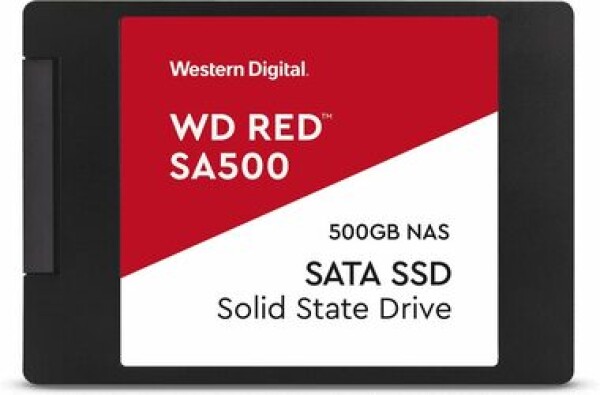 WD Red SA500 500GB / 2.5 / SATA III / R:560MBps / W: 530 MBps / IOPS R-W 95K 85K / MTBF: 2mil / 5y (WDS500G1R0A)