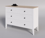 ARTEN (NANO Systems s.r.o.) Buková komoda TALO-KT1 (Bílá)