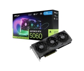 PNY VGA Nvidia GeForce RTX 5060 8GB ARGB, RTX 5060, 8GB GDDR7, 3xDP, 1xHDMI EDF_1096020