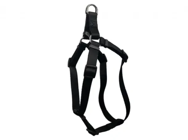 Huhubamboo Postroj pro psy černá / 26-28cm (353054)