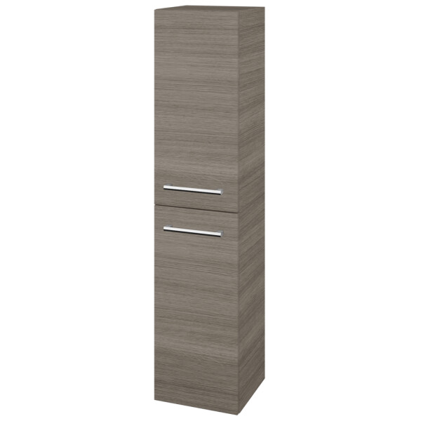 Dřevojas - Vysoká skříň s košem na prádlo DOS SVD2K 35 - D03 Cafe / Úchytka T03 / D03 Cafe / Levé 210533C