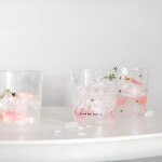 Bastion Collections Sklenice na vodu Spread the Love 300 ml, čirá barva, sklo