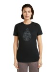 ICEBREAKER Wmns Mer 150 Tech Lite III SS Tee Hike Path, Black velikost: L