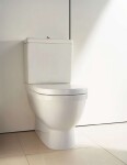 DURAVIT - Starck 3 WC kombi mísa, Vario odpad, bílá 0128090064