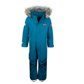 Sněhová kombinéza pro holky/chlapce Trollkids Kids Kirkenes Snowsuit nepromokavá modrá (387-174) 80