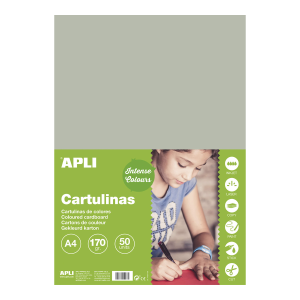 APLI A4, šedý