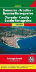 AK 7002 Slovinsko, Chorvatsko, Bosna-Hercegovina 1:500 000 / automapa + mapa pro volný čas