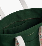 Rifle Paper Co. Nákupní taška Carry All Garden Study, zelená barva, textil
