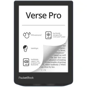 PocketBook Verse Pro modrá / 6" / 1448x1072 T / 16GB / E-Ink / 1500mAh / USB-C / Wi-Fi (PB634-A-WW-B)