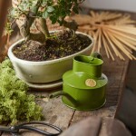 HAWS Konvička na zalévání Fazeley Flow Fern Green – 700 ml, zelená barva, kov