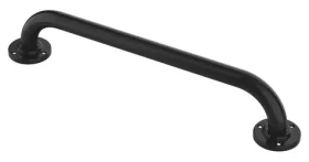 MSV SAFE černé / Madlo do koupelny / ocel / 40 cm / nosnost 50 kg