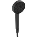 IDEAL STANDARD - Ceratherm T25+ Sprchový set s termostatem, průměr 26 cm, 2 proudy, hedvábná černá A8497XG