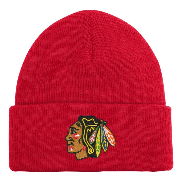 Outerstuff Dětská Zimní Čepice Chicago Blackhawks Cuffed Knit