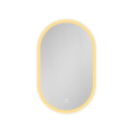 Zrcadlová skříňka s osvětlením SAT 50x80 cm kov SATZGALED5080BI SATZGALED5080BI