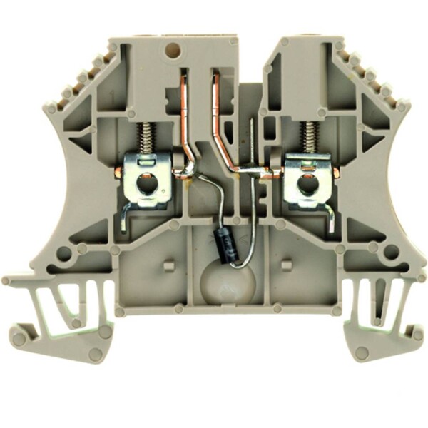 Weidmüller 1964810000 zkušební oddělovací řadová svorka šroubovací Tmavě béžová 25 ks