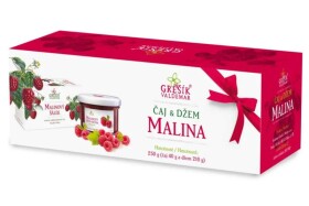 Balíček Čaj & Džem MALINA (Grešík)