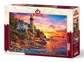 ART PUZZLE 5486 Puzzle Nádherný západ slunce