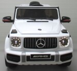 Mamido Elektrické autíčko Mercedes G63 bílé