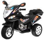 Mamido Dětská elektrická motorka skútr černý 1188