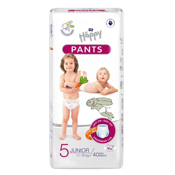 Bella Happy PANTS 5 Junior 11-18 kg, 40ks