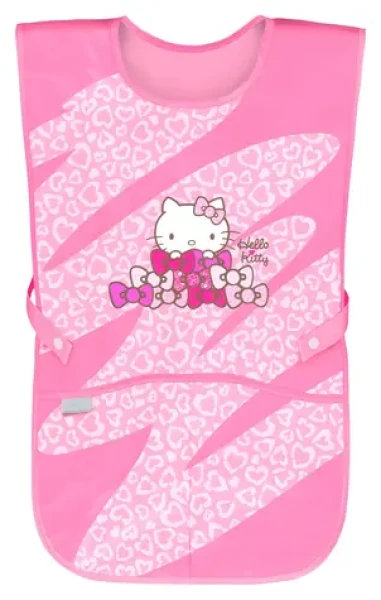 BAAGL Hello Kitty Sweet Leopard GRS / Dětská zástěra / 2 kapsy / omyvatelný materiál