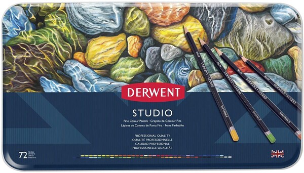 Derwent Derwent, 32201, Studio, umělecké pastelky, 72 ks