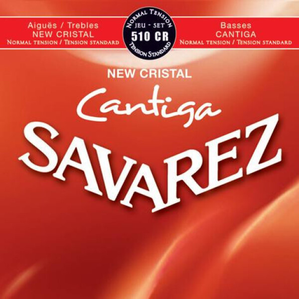 Savarez 510CR, new cristal cantiga, normální, sada 12