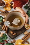 TEA HERITAGE Černý čaj s dýní a kořením Glove – 5 ks, multi barva, papír, textil